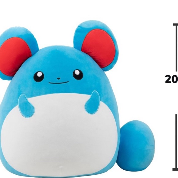 NWT Pokemon Center Squishmallow Marill 20" Plush - Picture 12 of 13